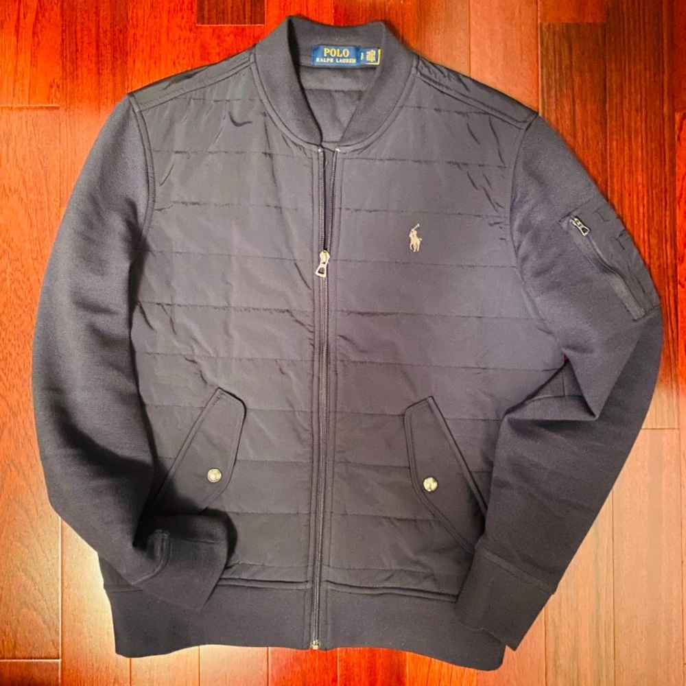 Polo Ralph Lauren Navy Blue Bomber Jacket
